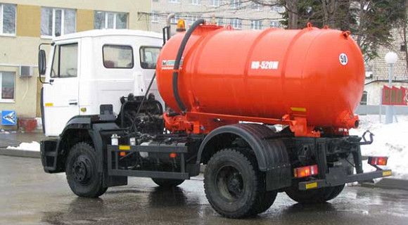 Машина для очистки канализации и вывоза жидких отходов МАЗ-4380Р2