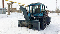 Задненавесной снегоочиститель для трактора