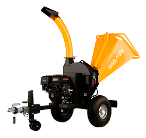DGS-1500 ДВС 15 л.с. Дисковый механизм [Для обработки в щепу ⌀ до 120 мм Тележка к квадроциклу]