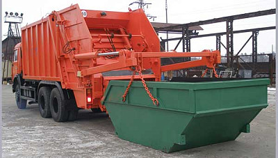 Зад.загр. КО-427-01п-КамАЗ-65115-3081-23 Задний ковш с портальным погрузчиком