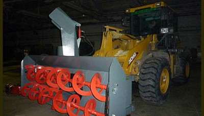 С2-2.5/400-П KUS Для уборки снега фронтальным погрузчиком