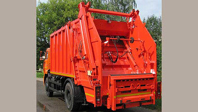 Зад.загр. КО-427-52-КамАЗ-53605 Задний ковш с опрокидывателем-захватом