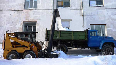 Снегопогрузчик минипогрузчик